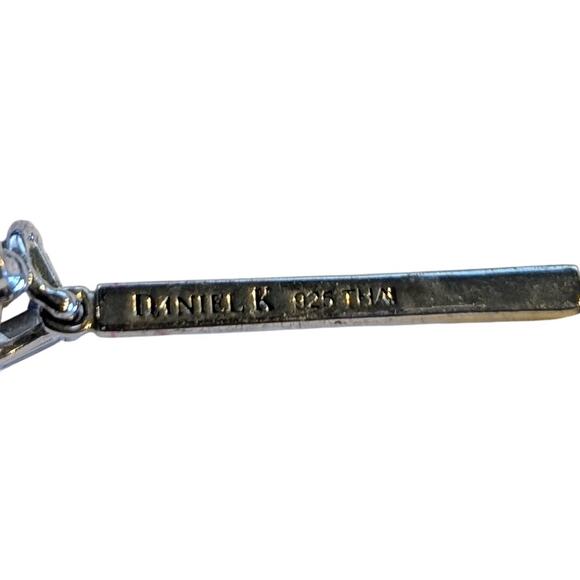 Signed Daniel K DANI 'Clover' Drop Earrings & Pendant Necklace Set - Picture 13 of 16